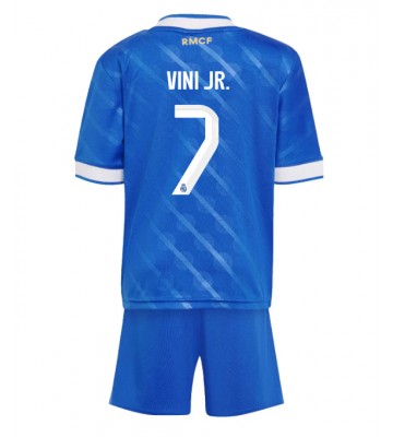 Real Madrid Vinicius Junior #7 Tredjetrøje Børn 2025-26 Kortærmet (+ Korte bukser)